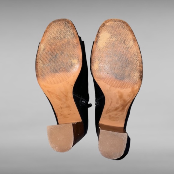 Cole Haan Women's Anisha Open Toe Leather Ankle Boots Size 10 - Picture 6 of 7